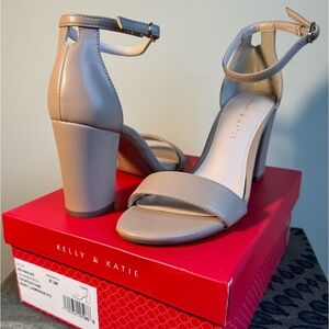 Kelly & Katie Taupe Heeled Sandal